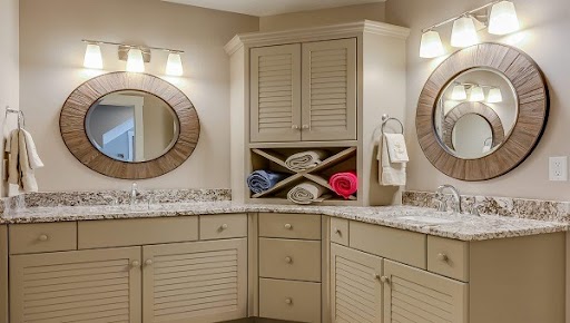 custom bathroom cabinets