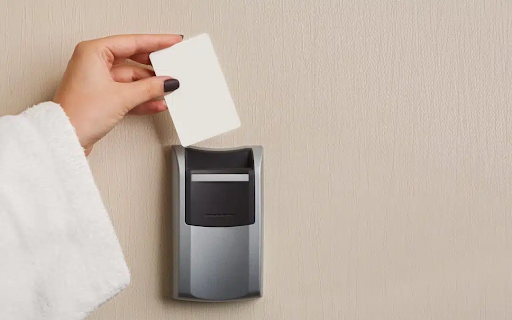 magnetic stripe hotel key card